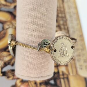 Bourbon and Bowties Gold and Silver Coin Bracelet